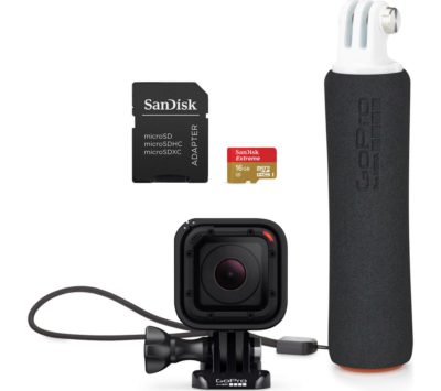 GOPRO  Hero Session Bonus Action Camcorder Bundle - Black